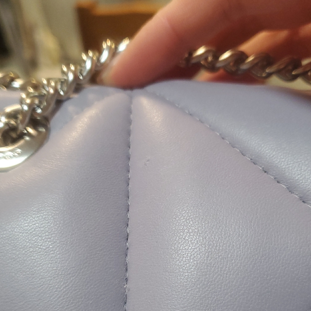 Coach Light Purple Quilted Crossbody Bag - Picture 3 of 10